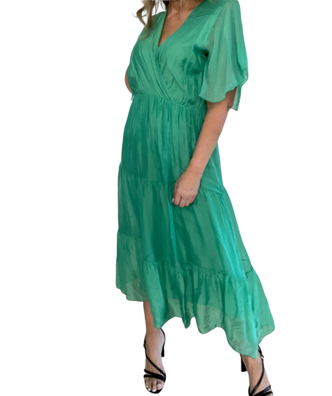 Solare Gypsy Dress Emerald